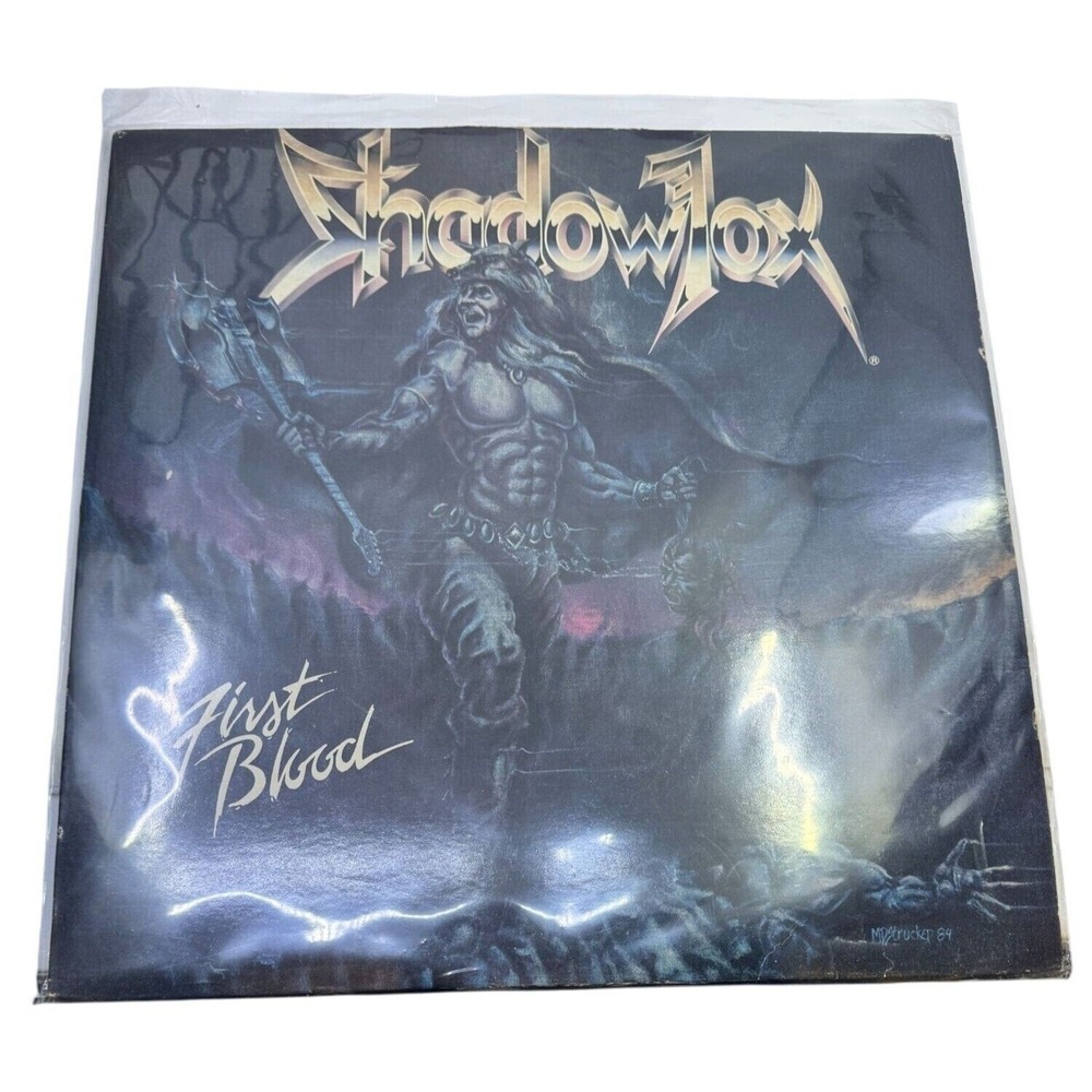 ShadowFox First Blood Vinyl LP 1985 Ariel Records Heavy Metal Hard Rock Album